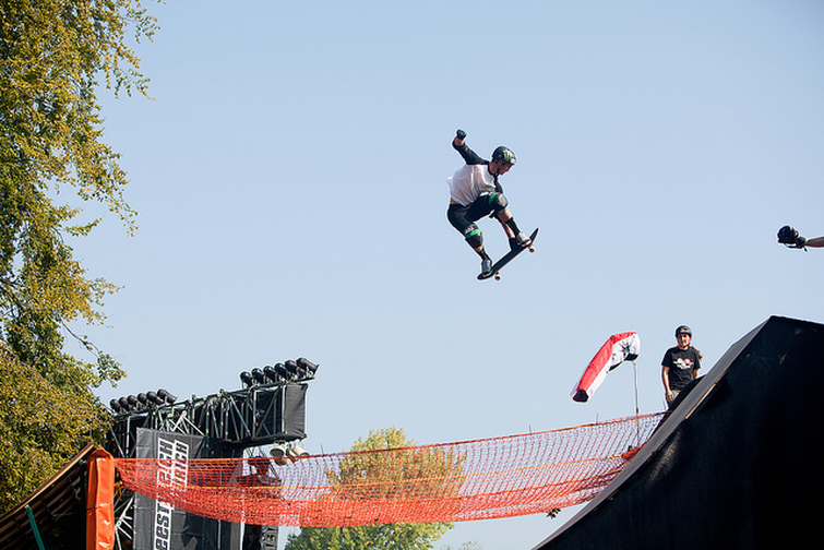 Auch die Skater fliegen am freestyle.ch durch die Lüfte!