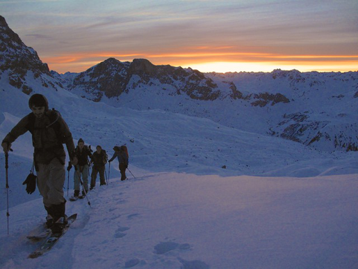 Touren WE St.Antönien – Carschinahütte